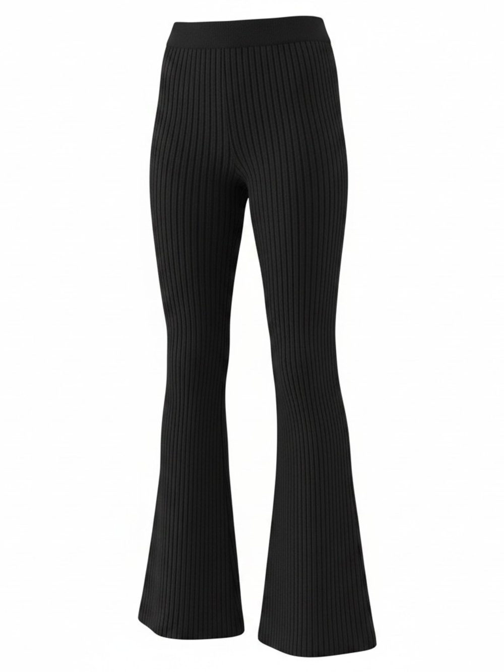 House of Harlow 1960 Ribbed Knit Flare High Waist Leggings Size Small - Picture 2 of 4